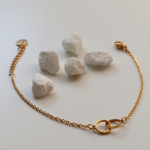 pulsera aros dorada geldrop