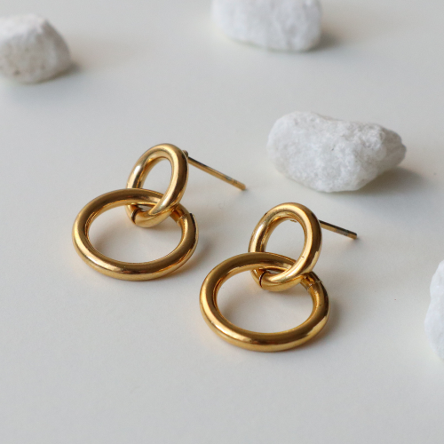 pendientes aros dorados geldrop