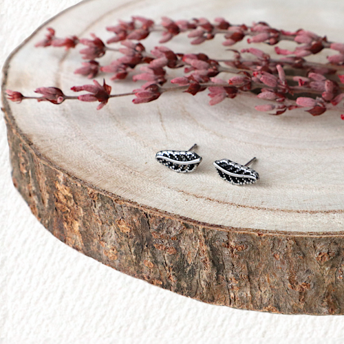 pendientes hoja