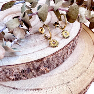 Pendientes Fez dorados