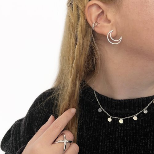 Pendientes Sintra plateados - Imagen 3