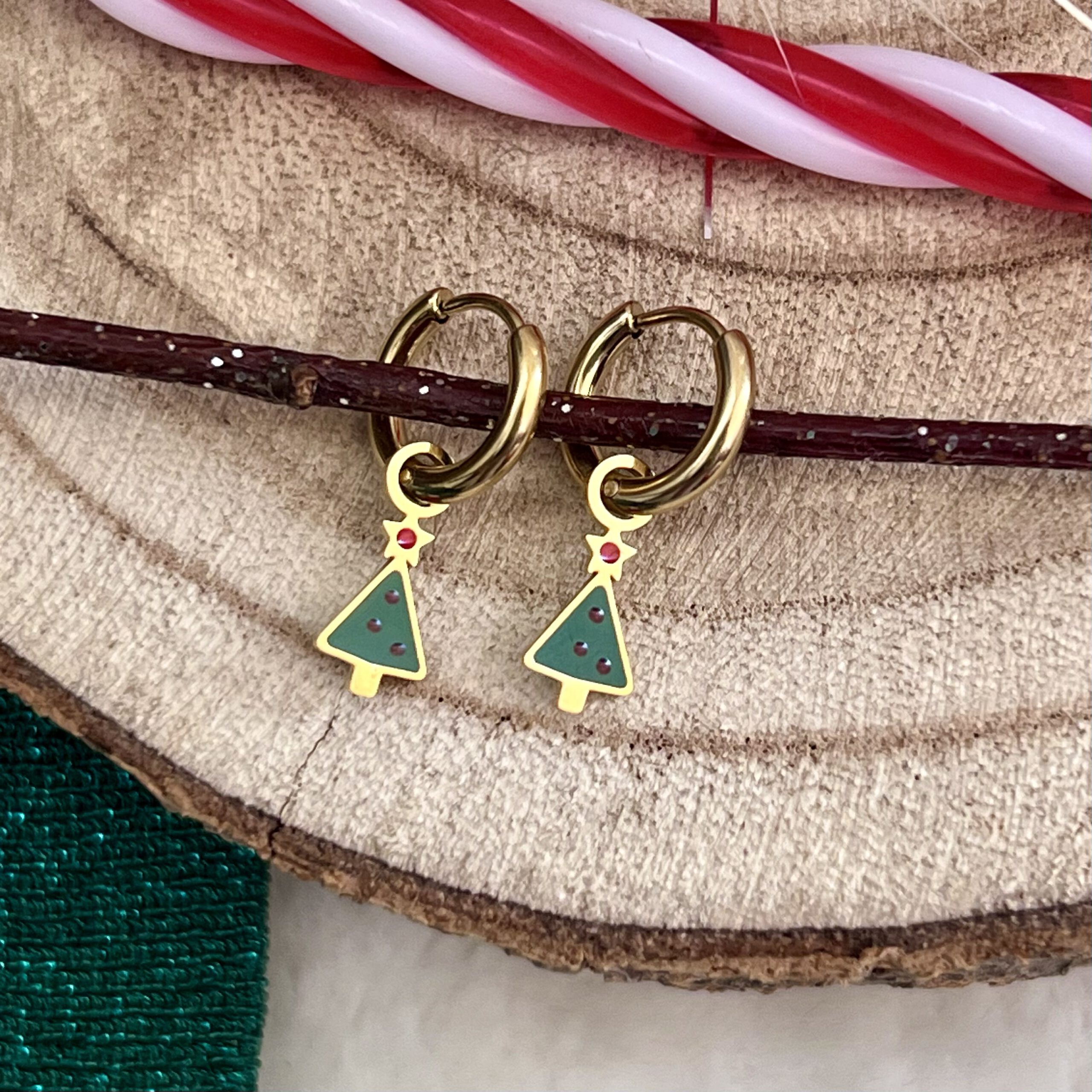 Pendientes Árbol Navidad