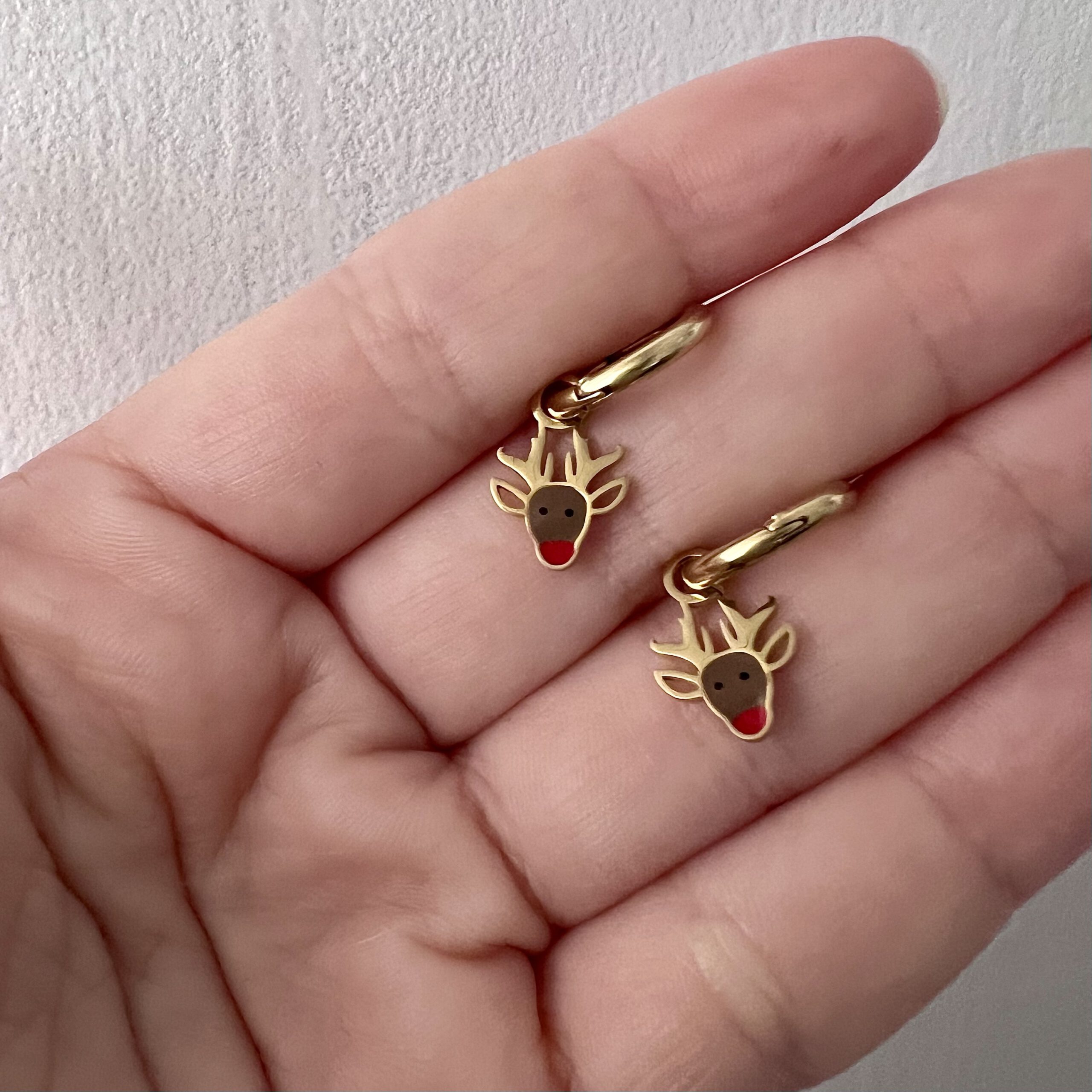 Pendientes reno