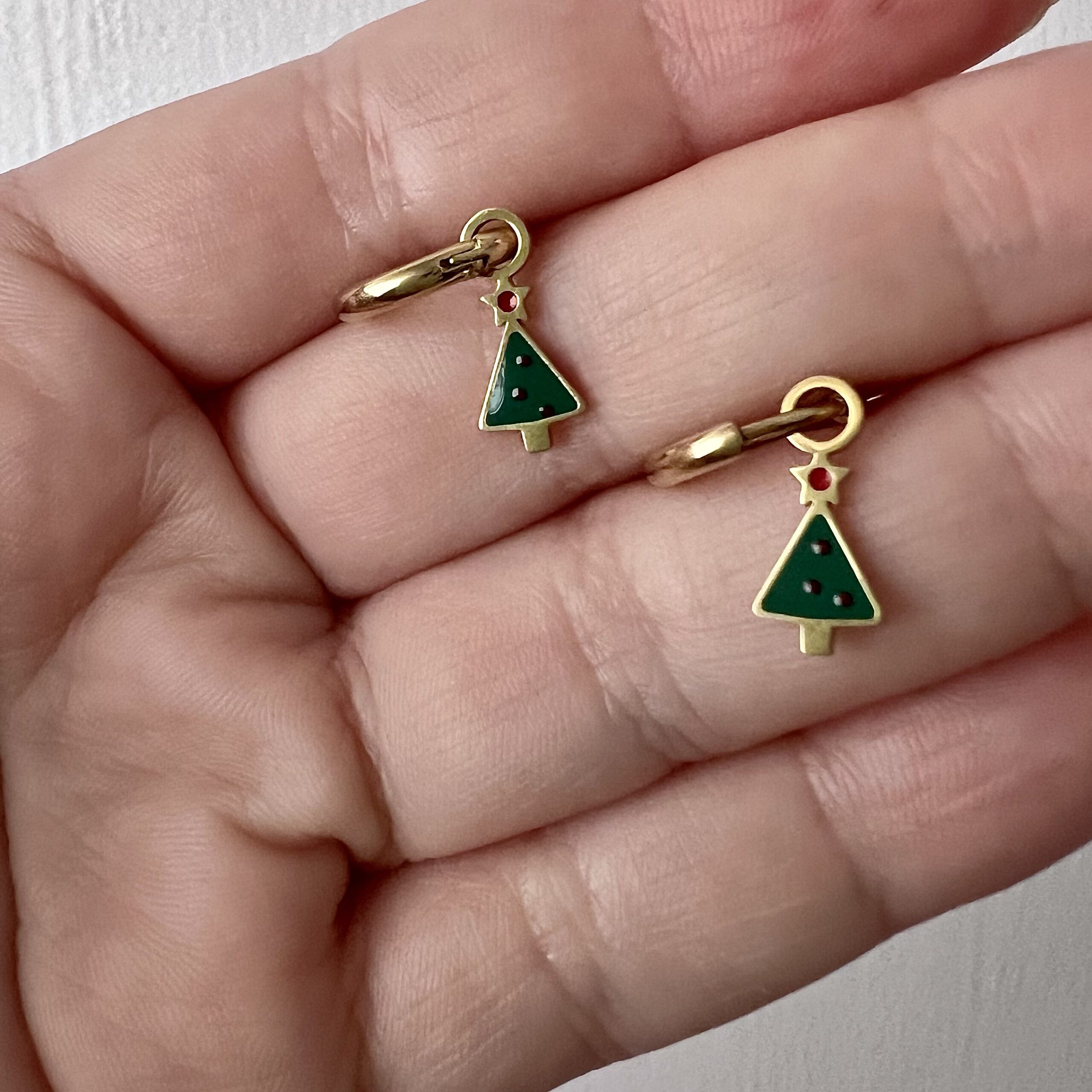 Pendientes Árbol Navidad