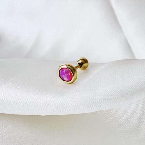 Pendiente Galaxy Rosa