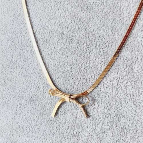 Collar lazo dorado