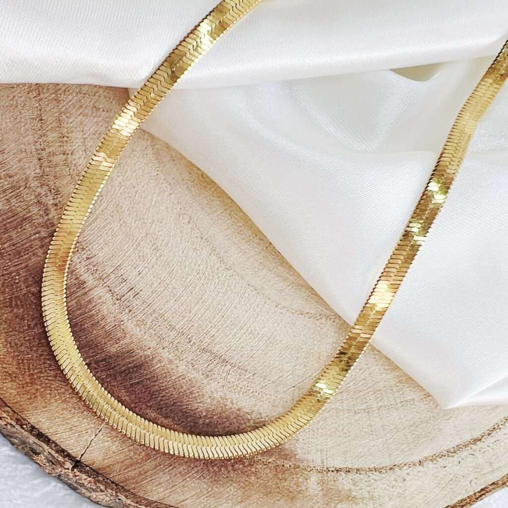 Collar Liso Dorado